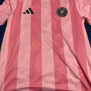 Adidas Messi Men’s Pink Miami Shirt (see description for sizes)